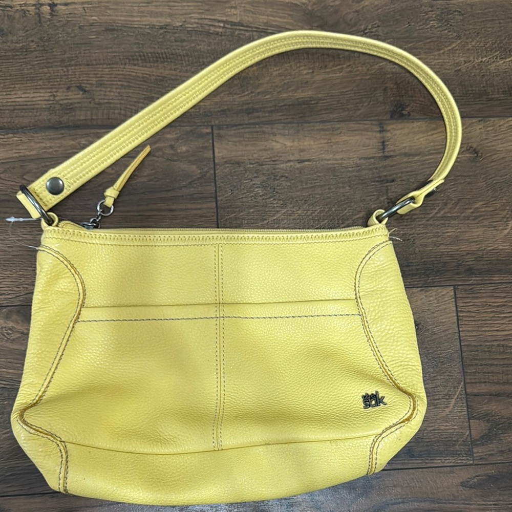 The Sak Yellow Shoulder Bag with Slouchy Design